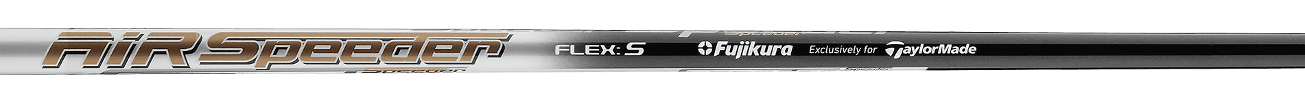Air Speeder TMのテーラーメイド公式製品画像。FLEX SとExclusively for TaylorMadeの表記