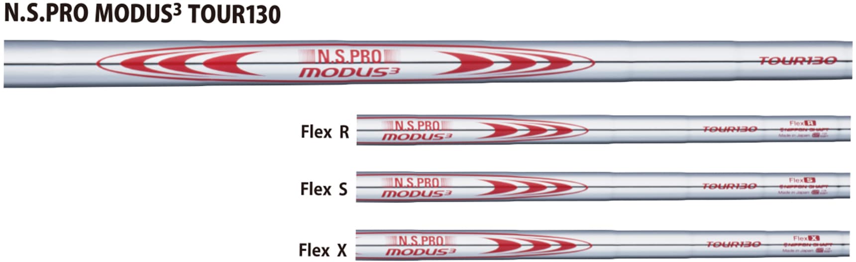 N.S.PRO MODUS³ TOUR 130のR・S・Xの公式製品画像