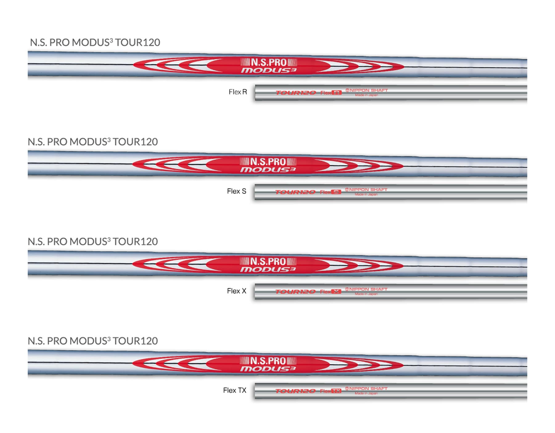 N.S.PRO MODUS³ TOUR 120のメーカー製品写真