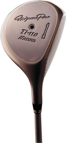 1990年登場のMIZUNO ミズノプロ Ti-110。当時のドライバーの実物写真。