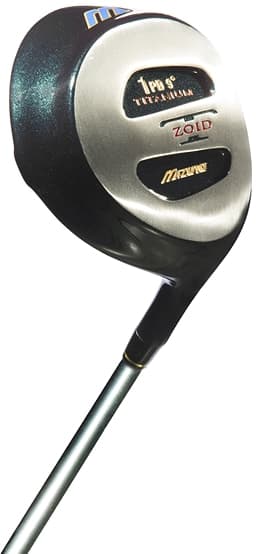 1996年登場のMIZUNO T-ZOID Ti。当時のドライバーの実物写真。
