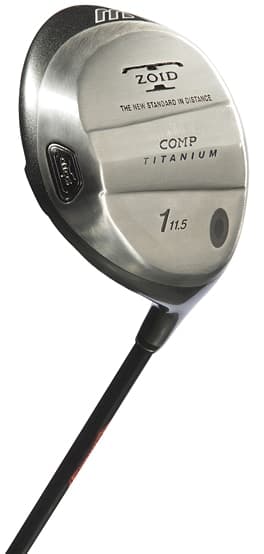 1998年登場のMIZUNO T-ZOID COMP Ti。当時のドライバーの実物写真。